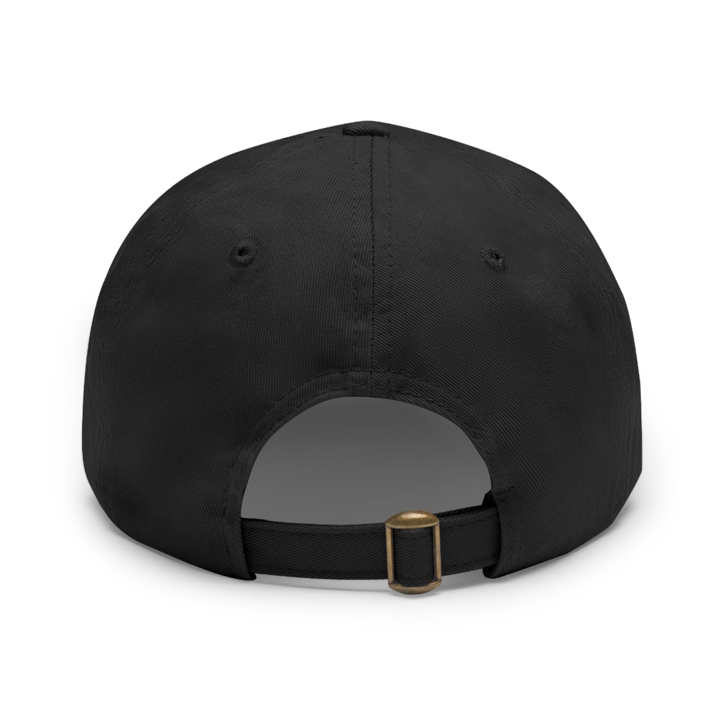 Stylish Dad Hat with Leather Patch, Casual Cap for Hunting Enthusiasts, Gift for Father's Day, Outdoor Adventure Gear, Trendy Dad Apparel