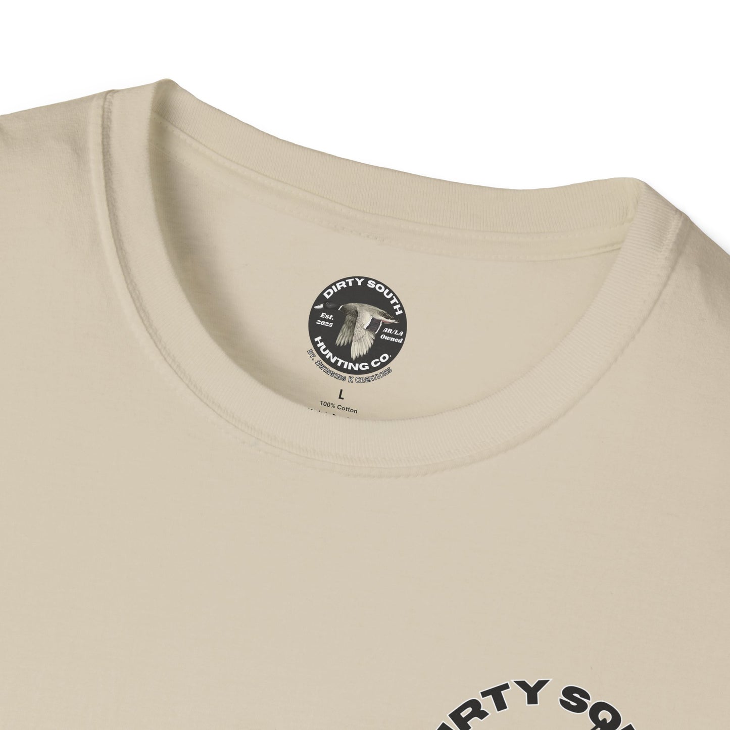 Dirty South Hunting Co. Trio Graphic T-Shirt – Deer, Duck & Fish Outdoor Lifestyle Tee – Hunting Apparel
