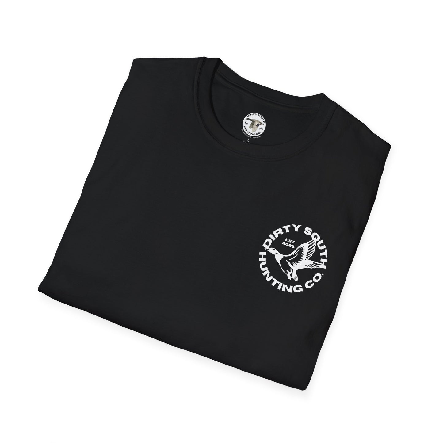 Dirty South Hunting Co. Mallard Logo T-Shirt – Southern Hunting Lifestyle Tee – Waterfowl Hunting Apparel