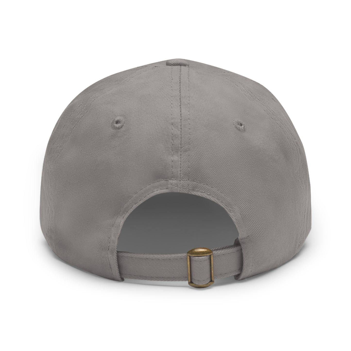 Stylish Dad Hat with Leather Patch, Casual Cap for Hunting Enthusiasts, Gift for Father's Day, Outdoor Adventure Gear, Trendy Dad Apparel