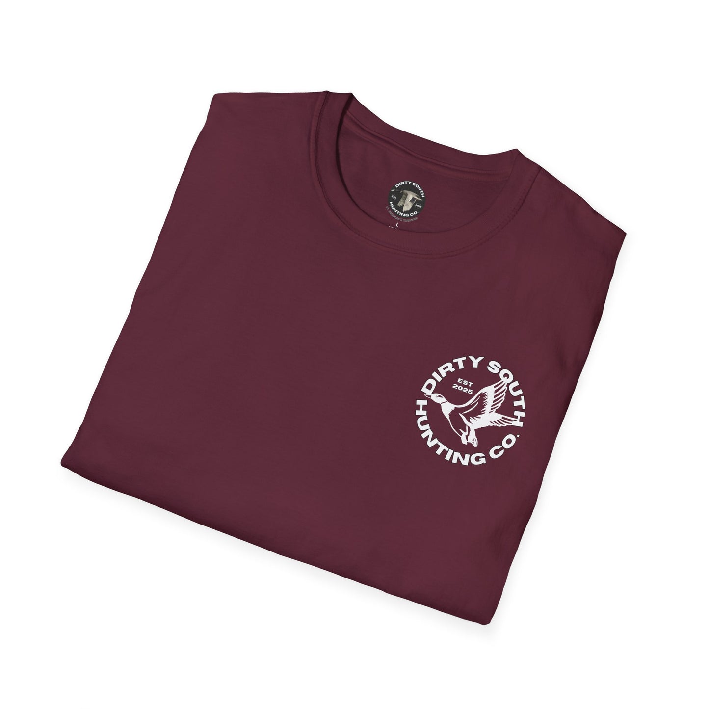 Dirty South Hunting Co. Mallard Logo T-Shirt – Southern Hunting Lifestyle Tee – Waterfowl Hunting Apparel