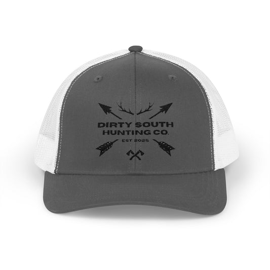 Dirty South Hunting Co Snapback Trucker Cap - Perfect for Outdoor Enthusiasts, Gifts for Hunters, Casual Wear, Adjustable Fit, Sports Cap