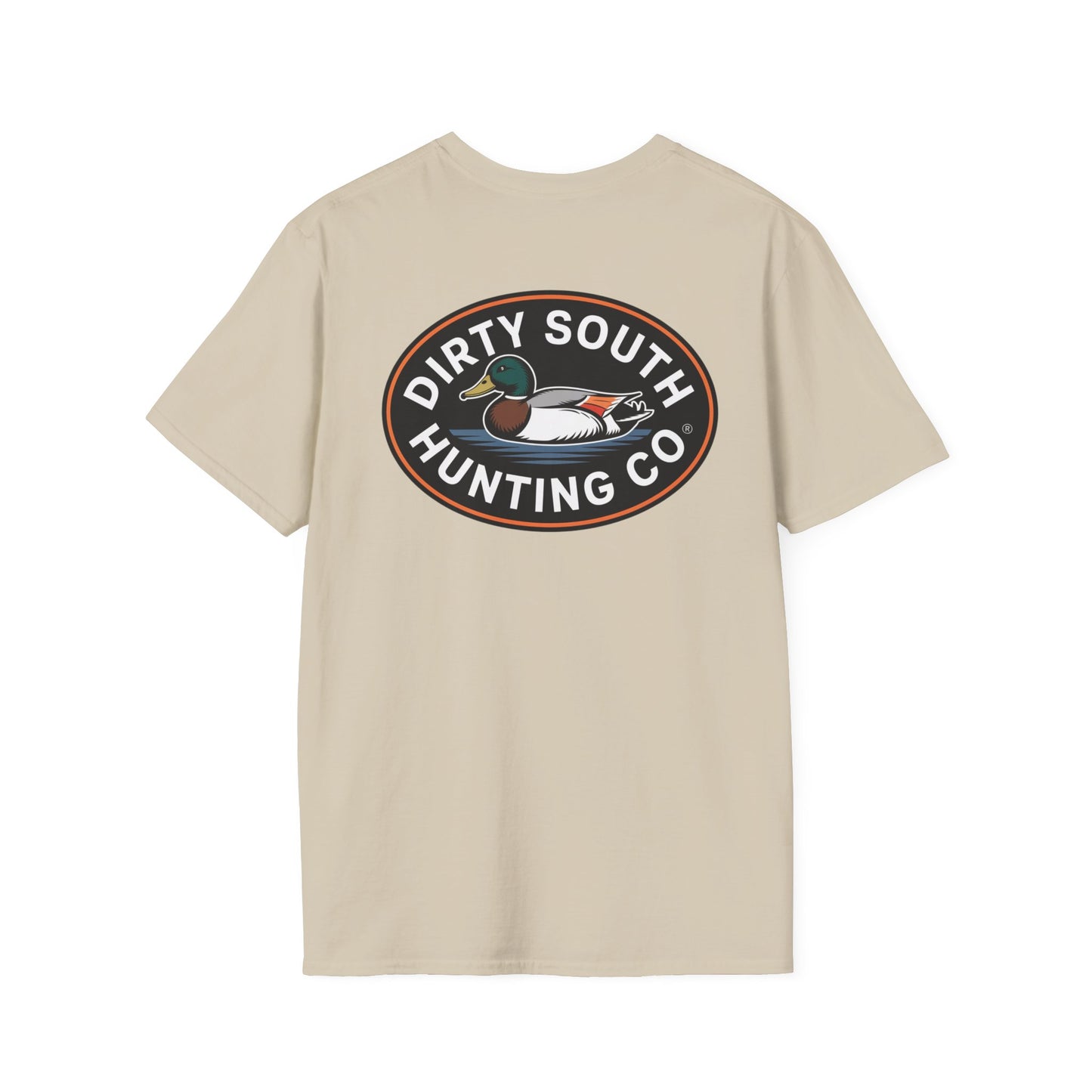 Dirty South Hunting Co. Mallard Logo T-Shirt – Southern Hunting Lifestyle Tee – Waterfowl Hunting Apparel
