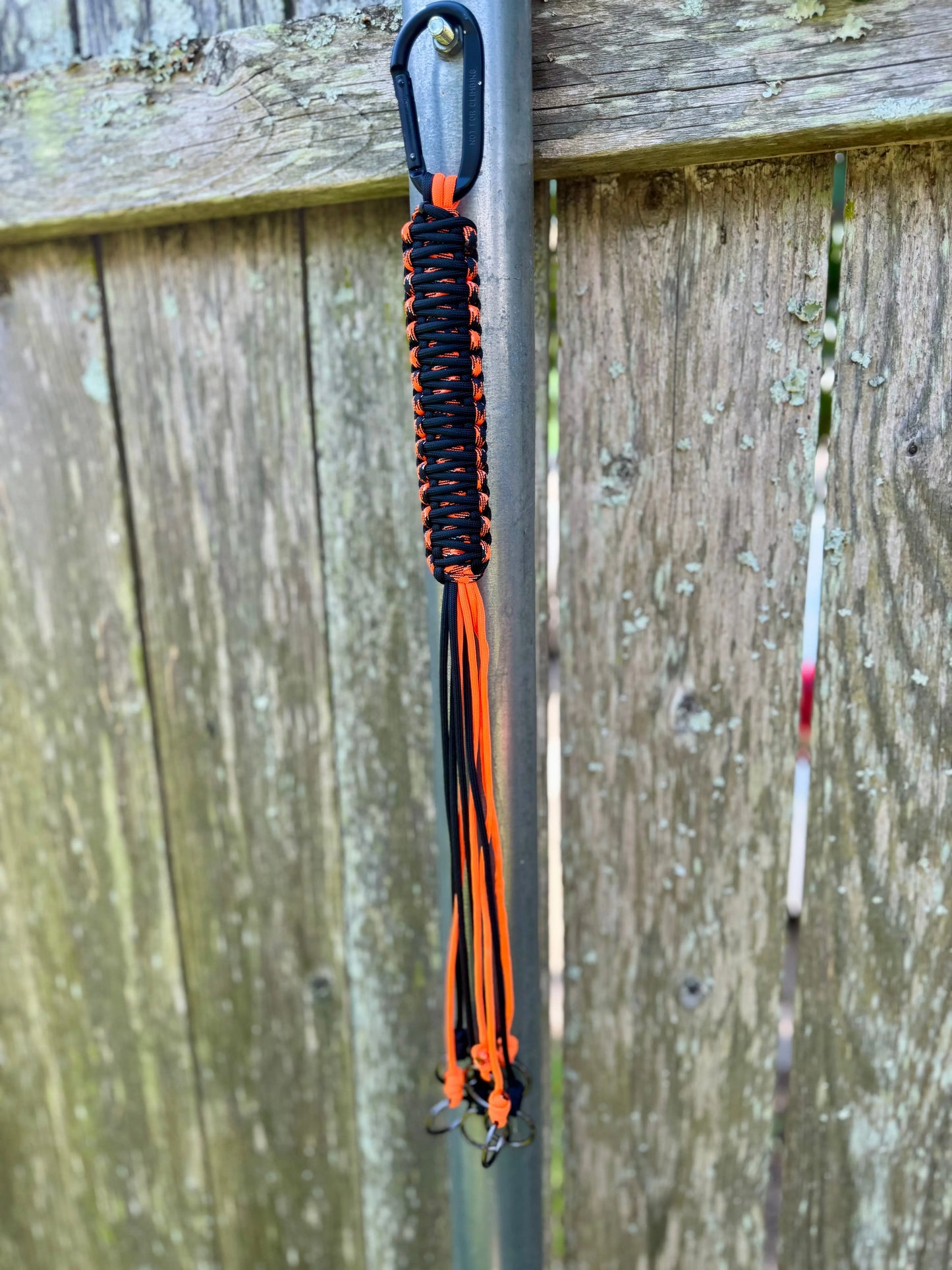 Custom Paracord Game Tote – Durable Duck Strap with Rings & Carabiner