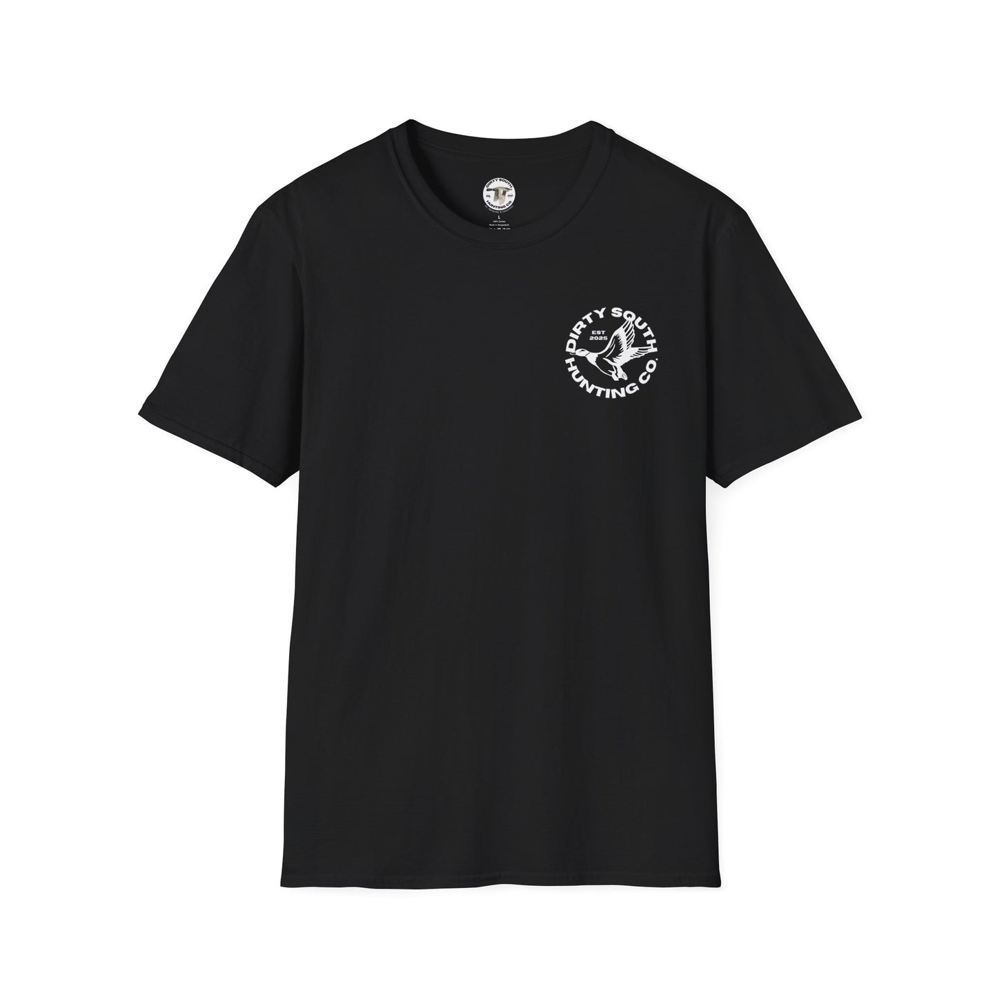 Dirty South Hunting Co. Mallard Logo T-Shirt – Southern Hunting Lifestyle Tee – Waterfowl Hunting Apparel