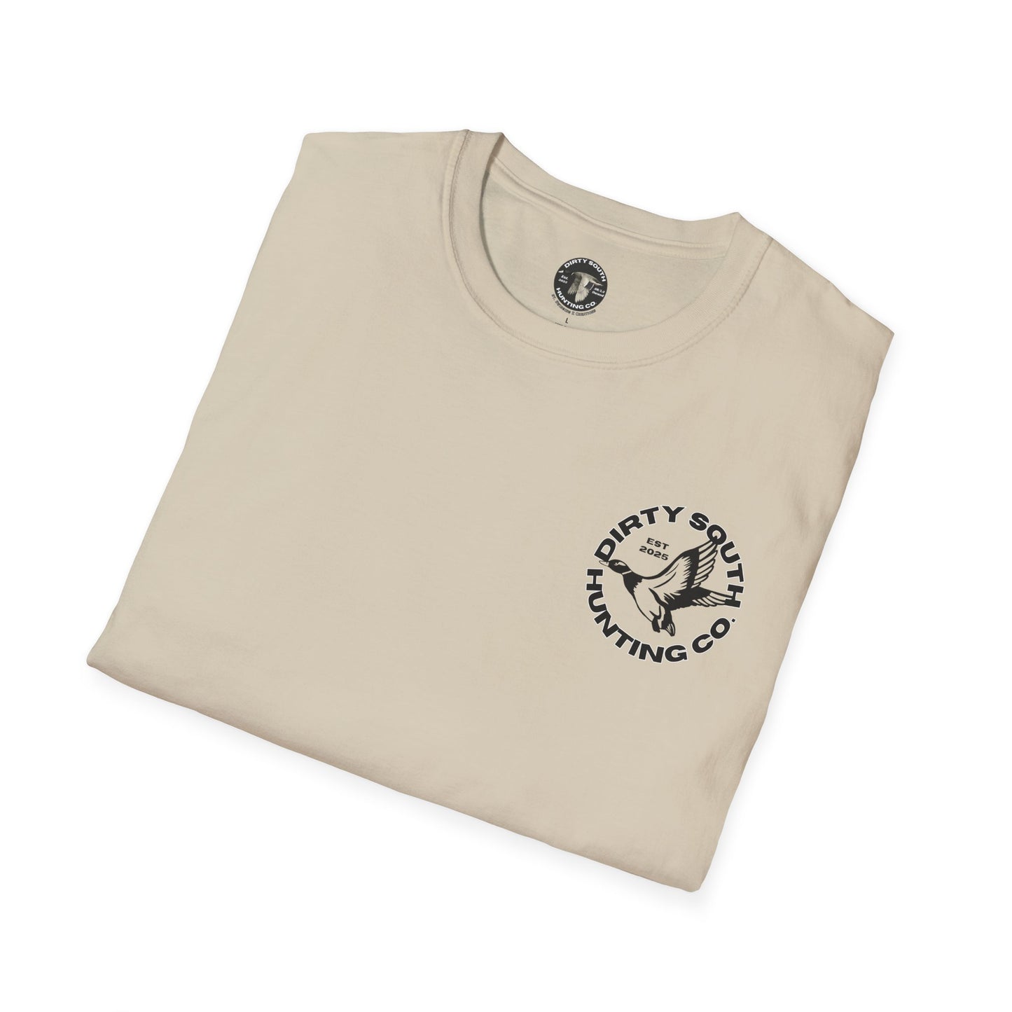Dirty South Hunting Co. Trio Graphic T-Shirt – Deer, Duck & Fish Outdoor Lifestyle Tee – Hunting Apparel