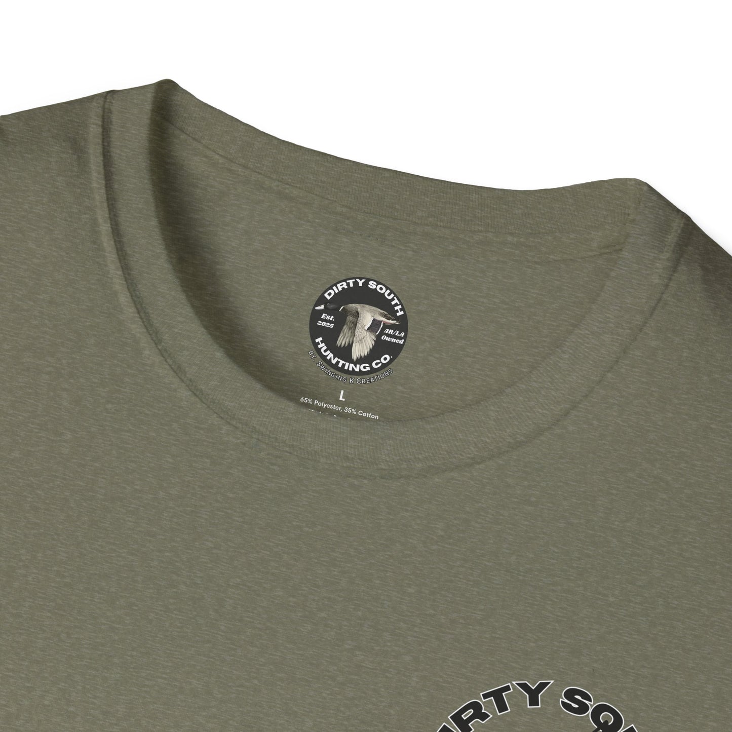 Dirty South Hunting Co. Trio Graphic T-Shirt – Deer, Duck & Fish Outdoor Lifestyle Tee – Hunting Apparel