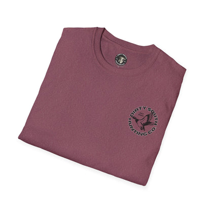 Dirty South Hunting Co. Retriever Mallard T-Shirt – Duck Dog Hunting Graphic Tee – Waterfowl Apparel