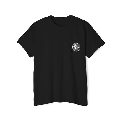 Dirty South Hunting Co. Vintage Round (Arkansas)-Unisex Heavy Cotton Pocket Tee with Vintage Hunting Design, Gift for Hunters