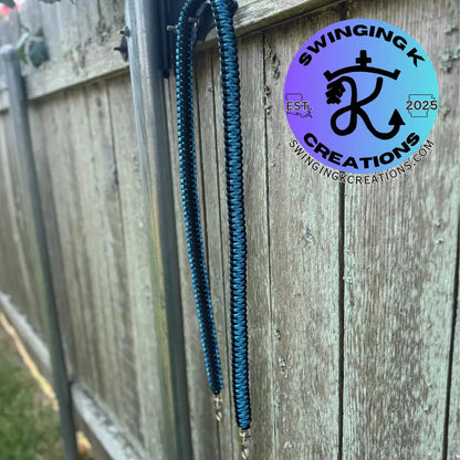 Custom Paracord Radio Strap – Heavy-Duty, Adjustable, Dual Clip Design for Firefighters & First Responders Swinging K Creations