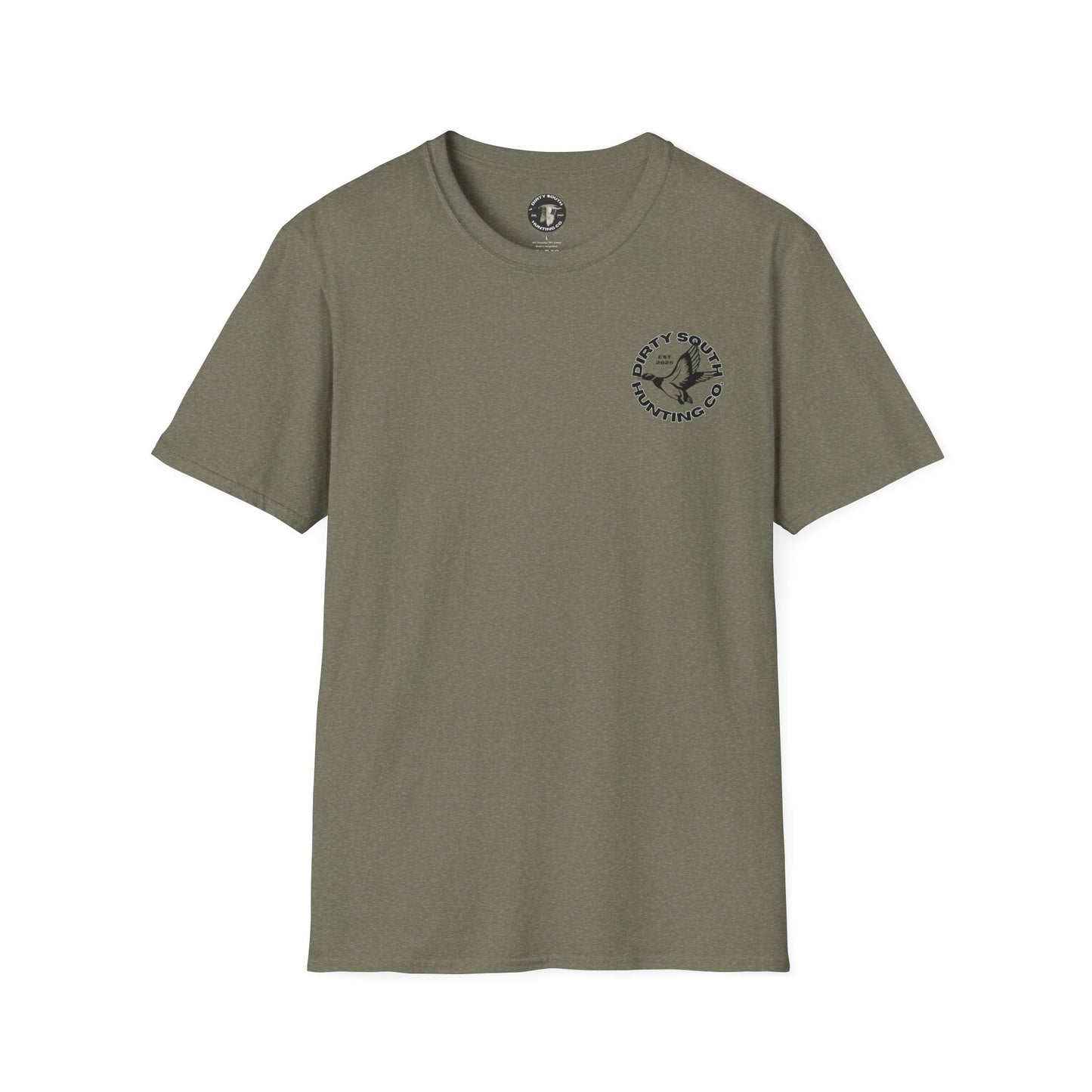 Dirty South Hunting Co. Retriever Mallard T-Shirt – Duck Dog Hunting Graphic Tee – Waterfowl Apparel