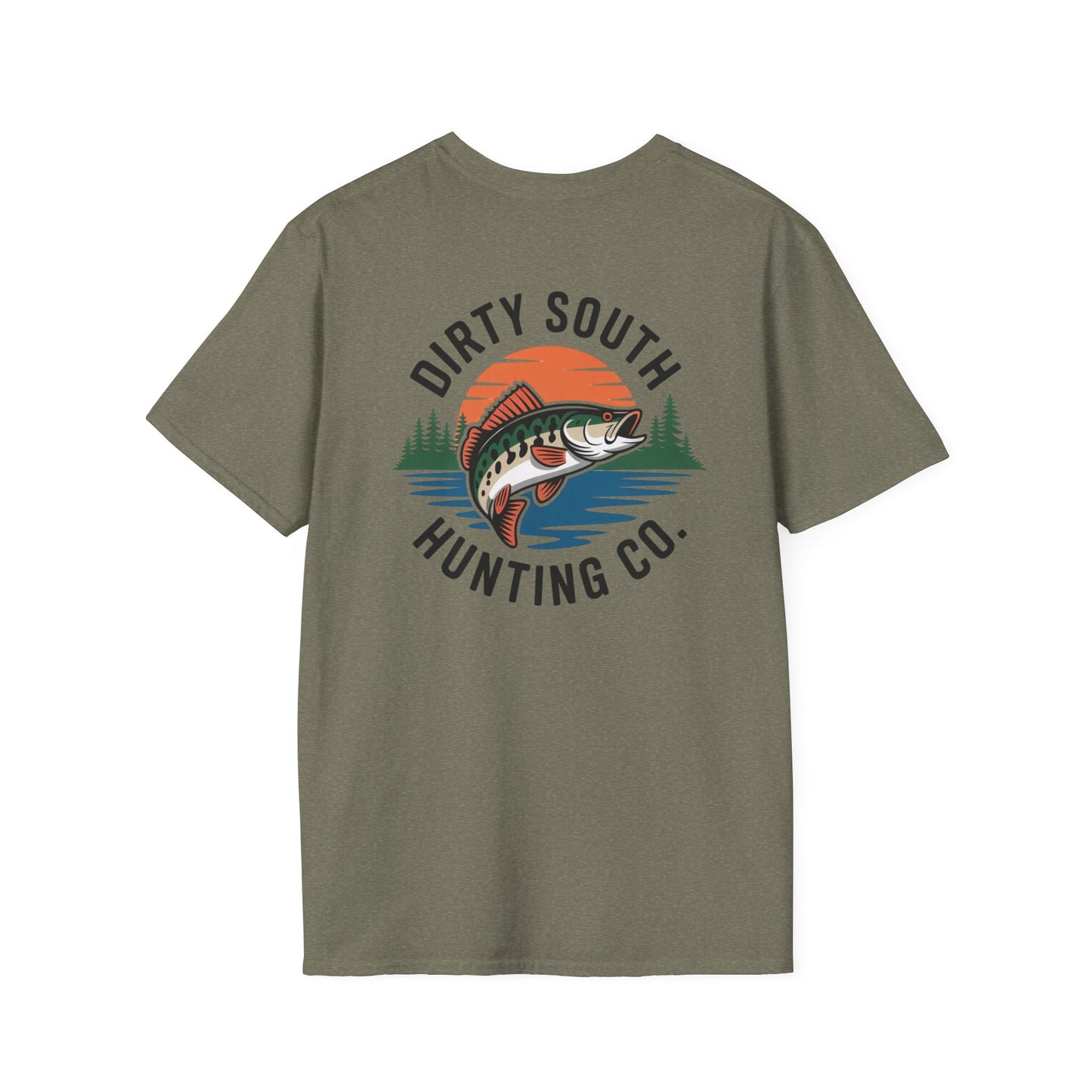 Bass Fishing Sunset Tee | Dirty South Hunting Co.