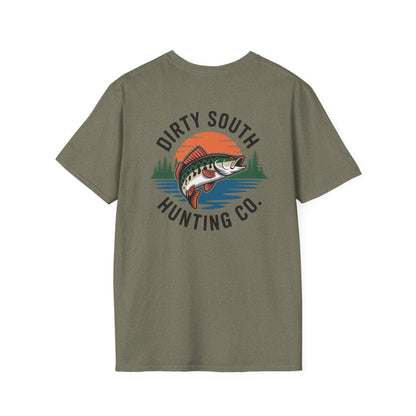 Bass Fishing Sunset Tee | Dirty South Hunting Co.