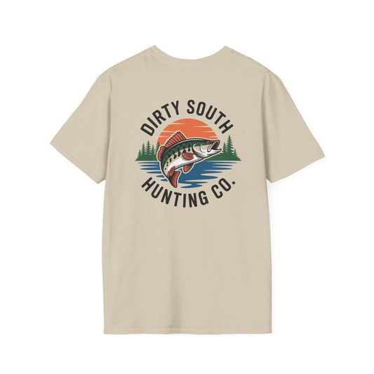 Bass Fishing Sunset Tee | Dirty South Hunting Co.