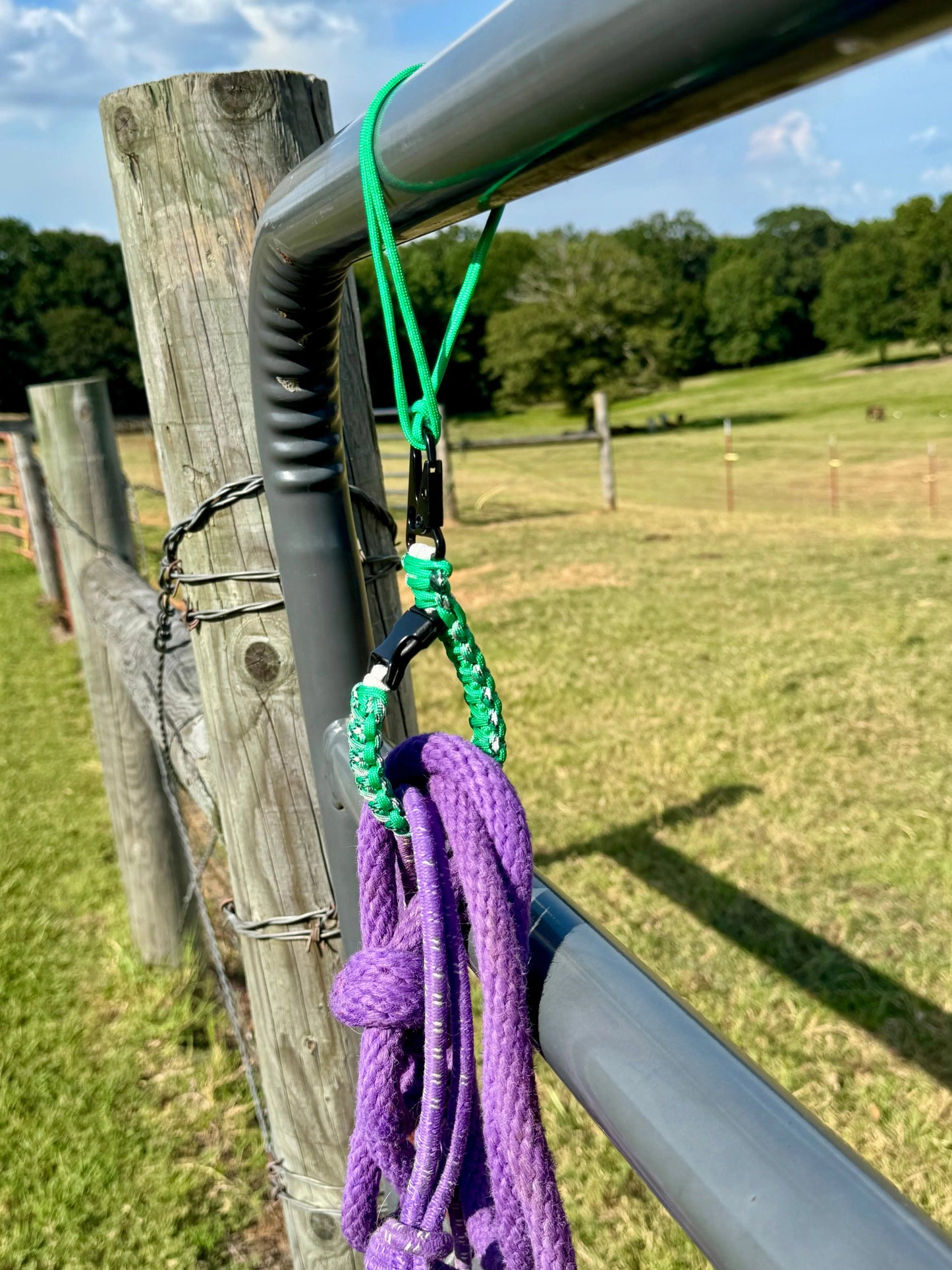 Team Rope & Tack Hanger – Heavy-Duty Horse & Rodeo Gear Organizer Swinging K Creations