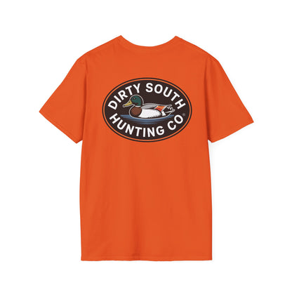 Dirty South Hunting Co. Mallard Logo T-Shirt – Southern Hunting Lifestyle Tee – Waterfowl Hunting Apparel