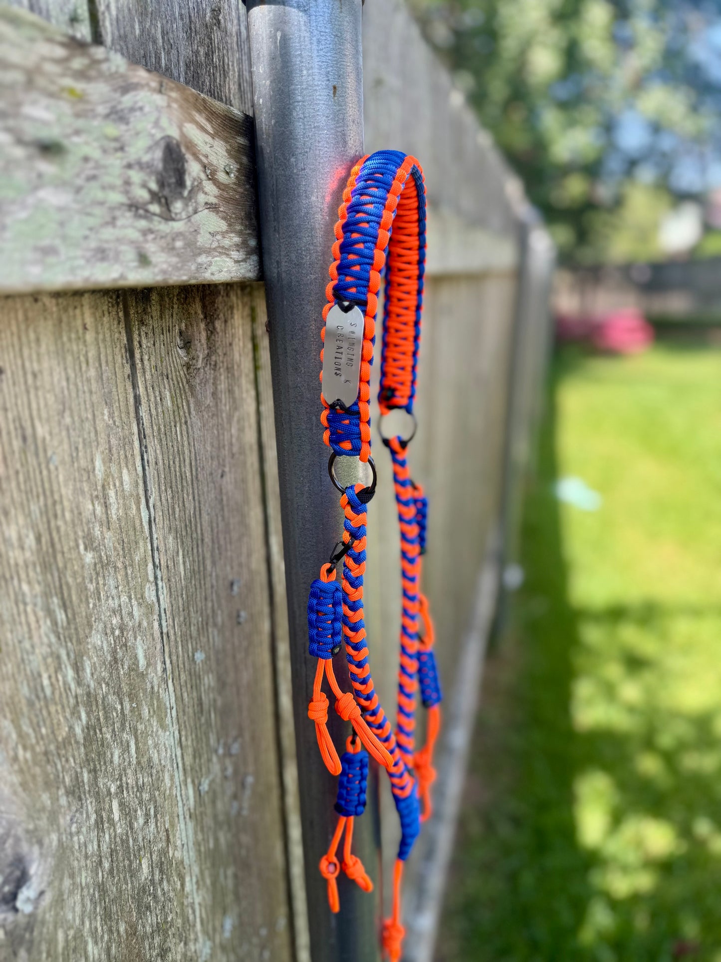 Custom Paracord Duck Call Lanyard - 5 Drop Leads, 10 Call Capacity