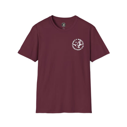 Dirty South Hunting Co. Mallard Logo T-Shirt – Southern Hunting Lifestyle Tee – Waterfowl Hunting Apparel