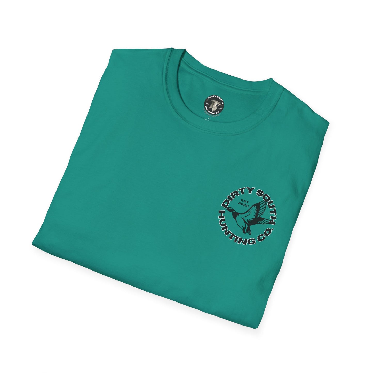 Dirty South Hunting Co. Mallard Logo T-Shirt – Southern Hunting Lifestyle Tee – Waterfowl Hunting Apparel