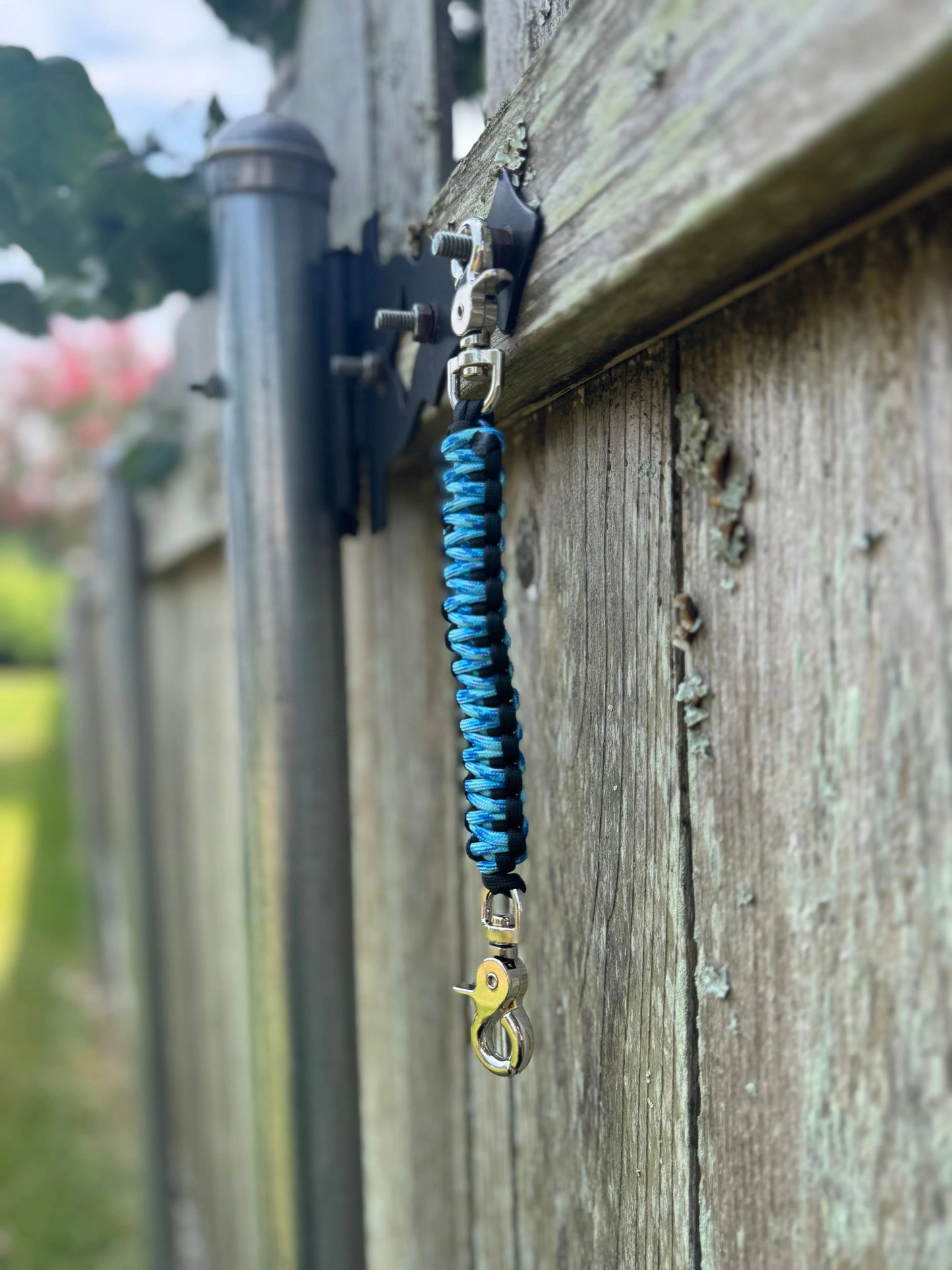 Custom Paracord Radio Strap with Anti-Sway | Firefighter, EMS, Police & First Responder Radio Holder | Firefighter Gear Swinging K Creations