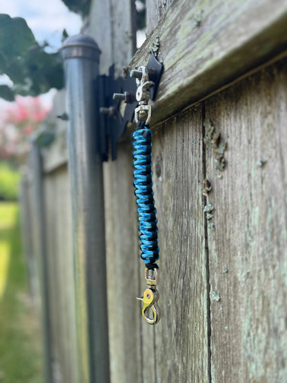 Custom Paracord Radio Strap with Anti-Sway | Firefighter, EMS, Police & First Responder Radio Holder | Firefighter Gear Swinging K Creations