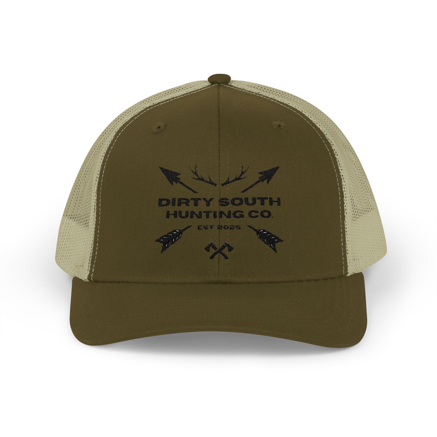 Dirty South Hunting Co Snapback Trucker Cap - Perfect for Outdoor Enthusiasts, Gifts for Hunters, Casual Wear, Adjustable Fit, Sports Cap