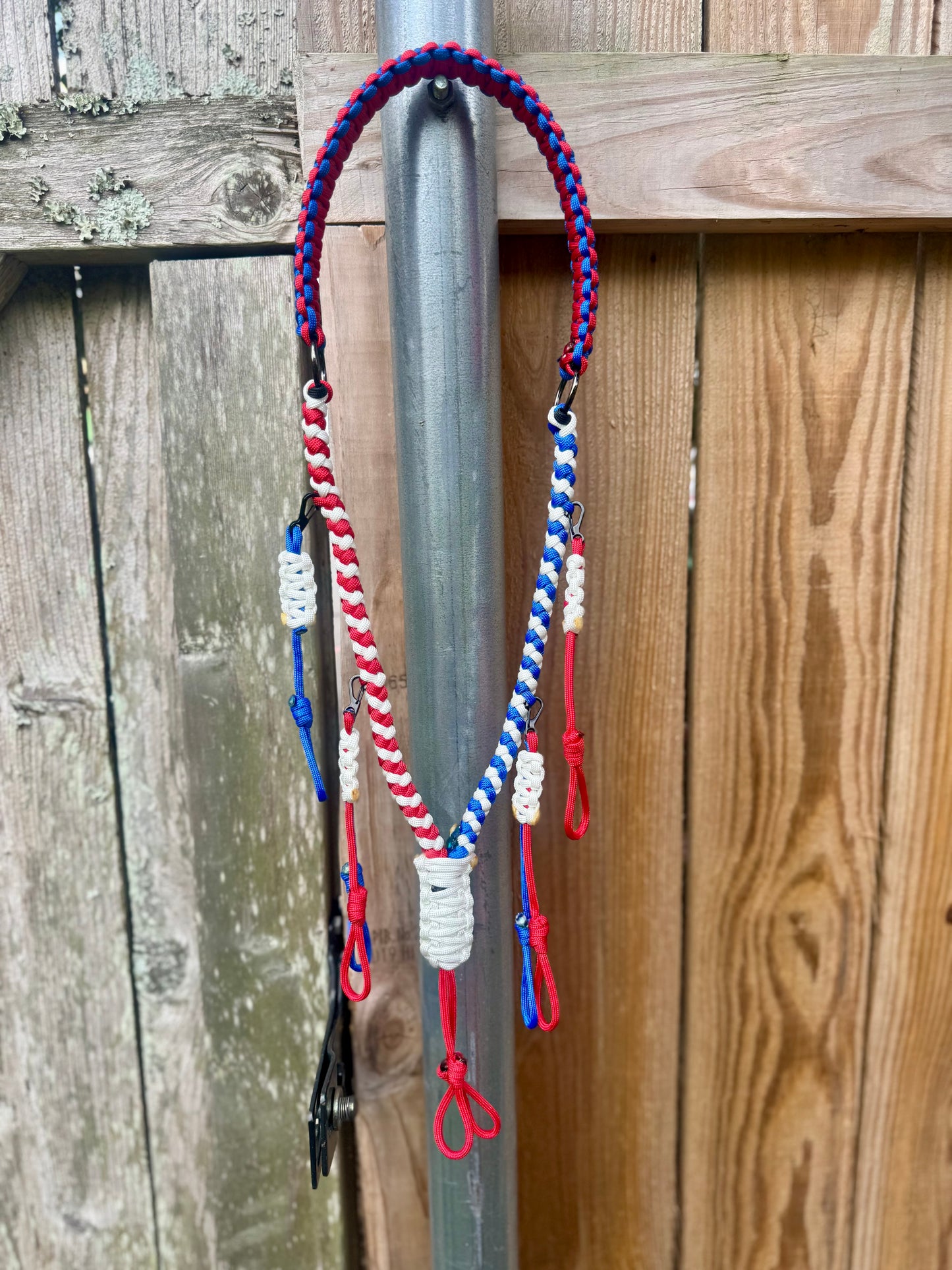 Custom Paracord Duck Call Lanyard - 5 Drop Leads, 10 Call Capacity