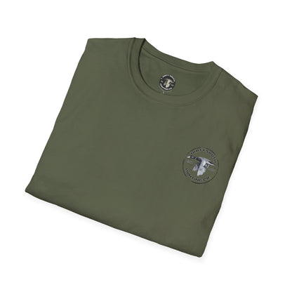 Dirty South Hunting Co. Mallard Logo T-Shirt – Duck Hunting Graphic Tee – Outdoor Lifestyle Apparel