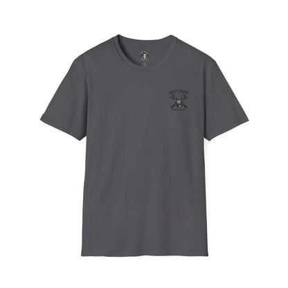 Watercolor Dirty South Hunting Co Unisex Softstyle T-Shirt - Southern Hunt Graphic Tee, Outdoor Apparel, Camo Hunter Top, Nature Lover Gift,