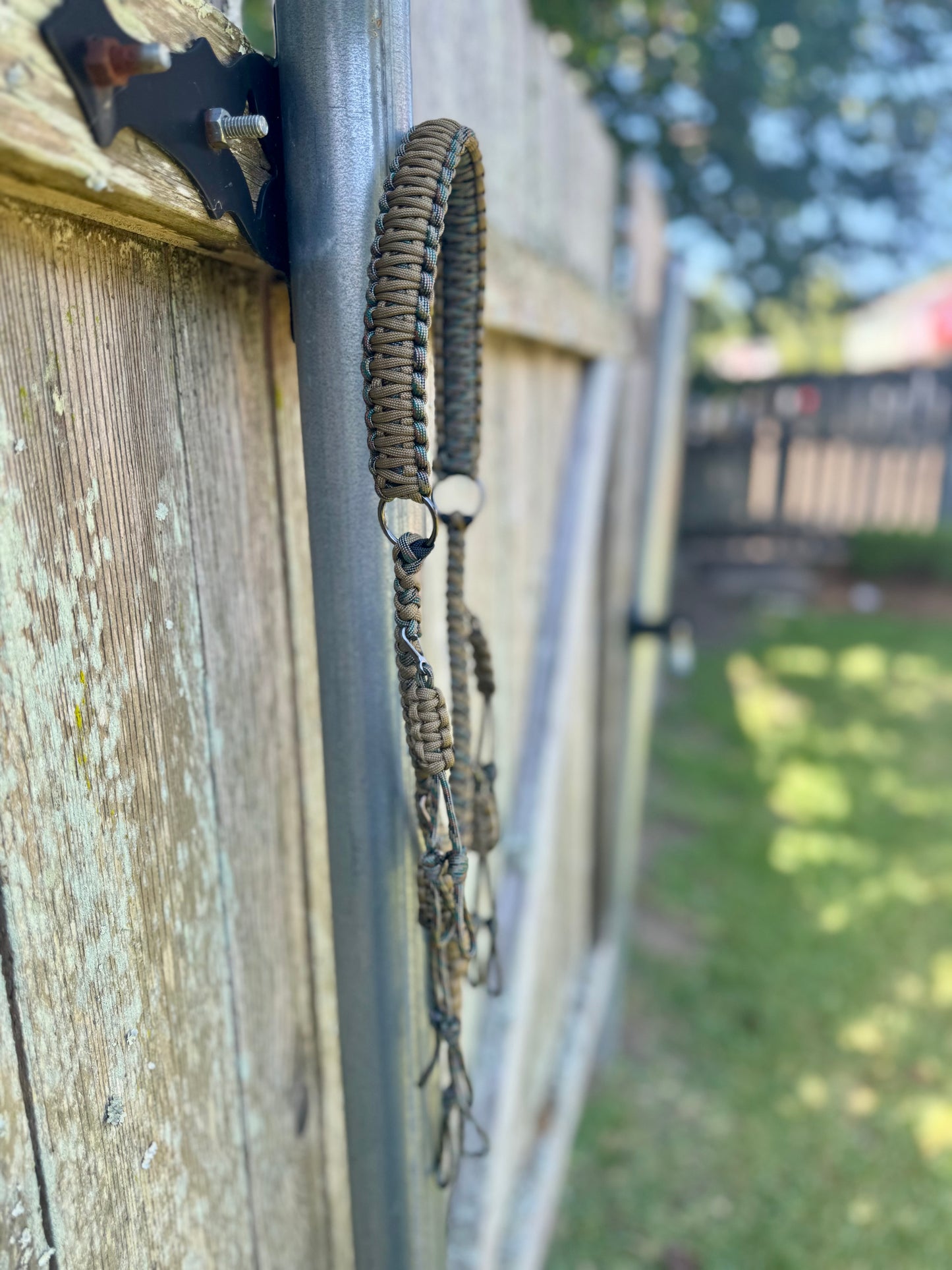Custom Paracord Duck Call Lanyard - 5 Drop Leads, 10 Call Capacity
