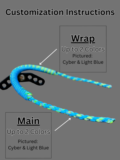 Custom Paracord Bow Wrist Sling – Adjustable Handmade Archery Grip Strap for Compound & Hunting Bows